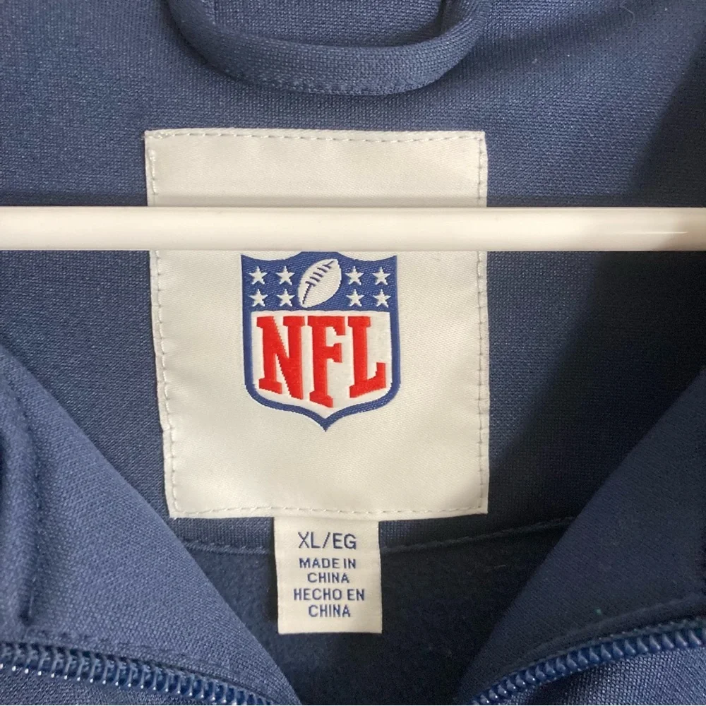 NFL - Seahawks QuarterZip Pullover - Blue/Green - X Large - Picture 2 of 7